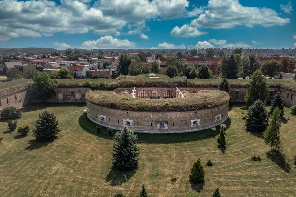 Fortificaciones Que Rodean Komarno Eslovaquia Con Refugios Seguros Contra Bombas — Foto de Stock