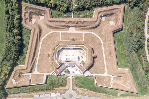 Aerial View Csillagerod Star Fort Newly Restored Fortification Multi Function — Stock Photo, Image