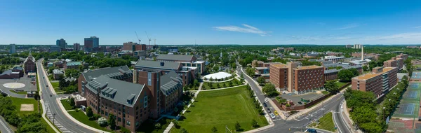 Vista Aérea Campus Escola Pública Estadual Universidade Rutgers New Brunswick — Fotografia de Stock