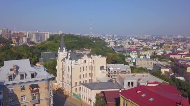 Centrum Kyjeva, Ukrajina z pohledu dronů — Stock video