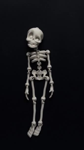 Dancing skeleton animation — Stock Video