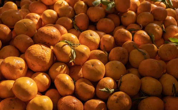 Čerstvé mandarinky pozadí — Stock fotografie
