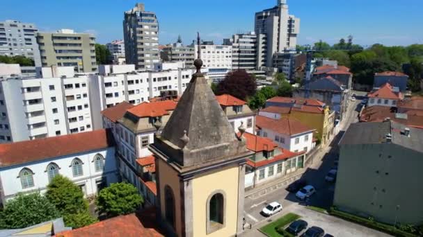 Veduta aerea della città di Porto, Portogallo — Video Stock