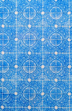 Geleneksel Portekiz fayansı Azulejo