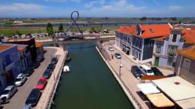 Aveiro kanalı üzerinde İHA uçuşu