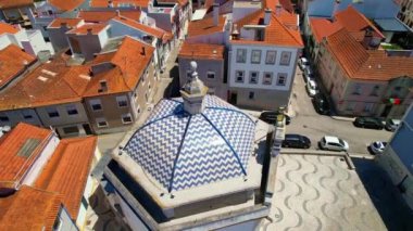 Capela De Sao Goncalo 'nun güzel manzarası Aveiro' da