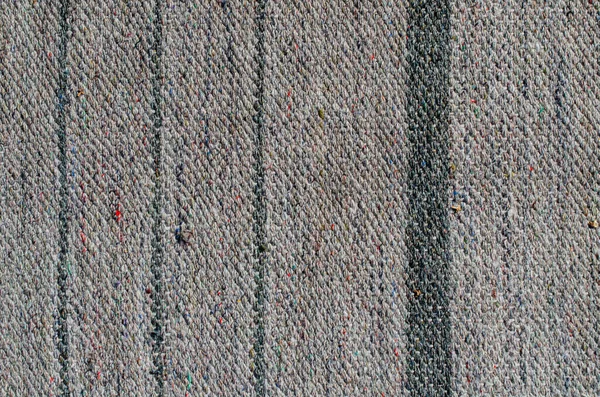 Diverse Strisce Colorate Sulla Superficie Del Tessuto Lavorato Maglia Tessuti — Foto Stock