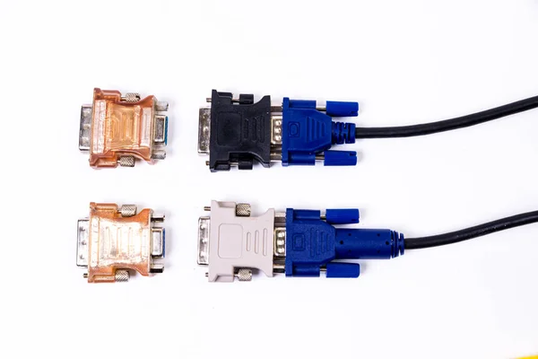 Usb Type Προσαρμογέα Κόμβο Διάφορα Εξαρτήματα Pendrives Hdmi Ethernet Vga — Φωτογραφία Αρχείου