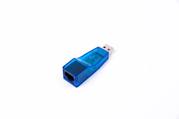 Usb Type Adapter Hub Various Accessories Pendrives Hdmi Ethernet Vga — Stock Photo, Image