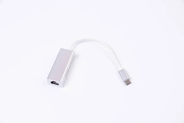 Adaptor Usb Tip Sau Hub Diverse Accesorii Pendrive Hdmi Ethernet — Fotografie, imagine de stoc