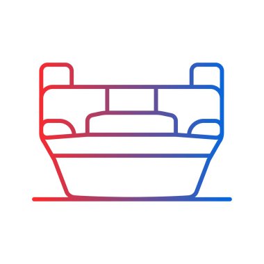 Devrilen çarpışma gradyan doğrusal vektör simgesi. Araba çatıda takla atıyor. Araç dengesini kaybediyor. Kafa kafaya çarpışma. İnce çizgi renk sembolü. Modern tarz pictogram. Vektör izole çizimi