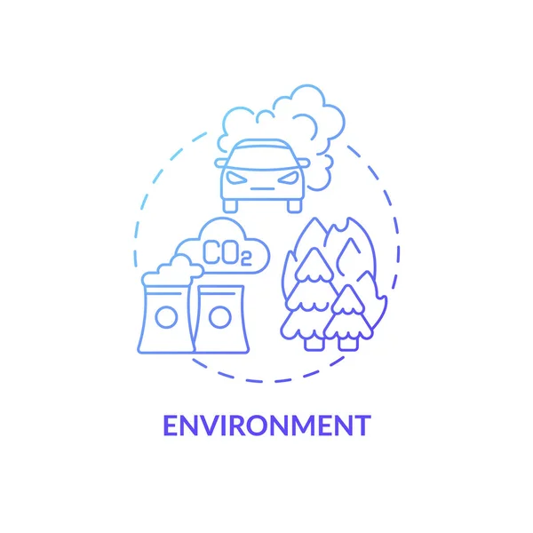 Ikona Koncepcji Środowiska Adhd Powoduje Abstrakcyjną Ideę Cienkiej Linii Ilustracji — Wektor stockowy