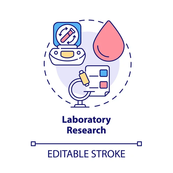 Laboratóriumi Kutatási Koncepció Ikon Arthritis Klinika Szolgáltatások Elvont Ötlet Vékony — Stock Vector