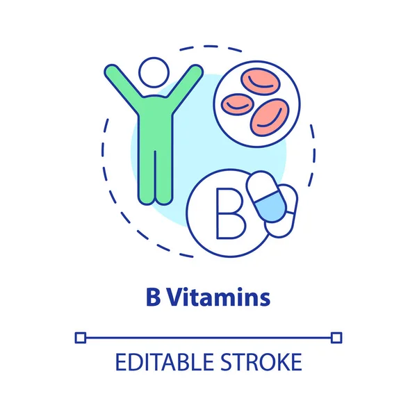 Βιταμίνη Έννοια Εικονίδιο Συμπληρώματα Για Την Υγεία Και Την Καλή — Διανυσματικό Αρχείο