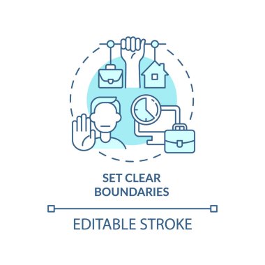 Turkuaz konsept simgesini belirle. Hayat ayrımı ve soyut fikirler ince çizgi çizimi. İzole bir taslak çizim. Düzenlenebilir felç. Kullanılan Roboto-Orta, Myriad Pro-Kalın yazı tipleri