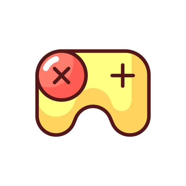 Spiele App Rgb Farbsymbol Gameplay Funktion Handy Und Konsolenspiele Videospielerfahrung — Stockvektor