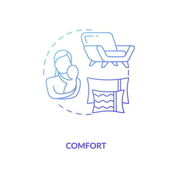 Ref Comfort Concept Введение Требований Детскому Питанию Советы Кормлению Грудью — стоковый вектор