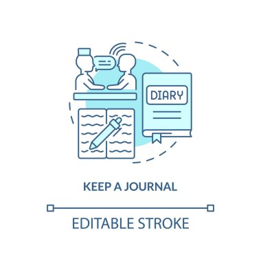 Günlük turkuvaz konsept simgesini koru