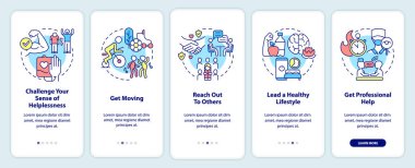 Mobil uygulama ekranında TSSB ile kişisel yardım