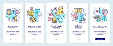 Taşınabilir uygulama ekranında evcil hayvan sağlığı ipuçları