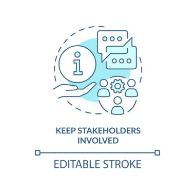 Hissedarlar turkuaz konsept simgesine dahil olmaya devam etsin