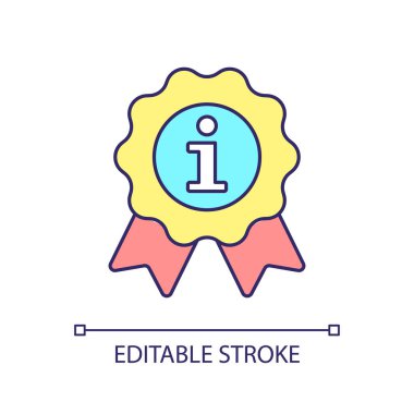 Bilgi kalitesi RGB renk simgesi sağlanıyor