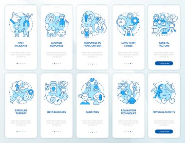 Mobil uygulama ekranında mavi fobi tedavisi