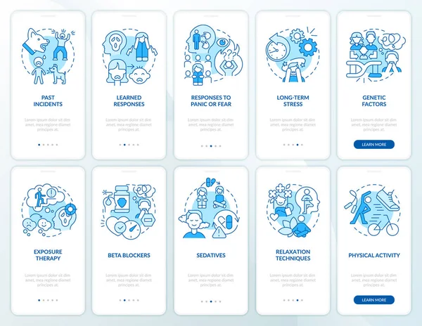 Mobil uygulama ekranında mavi fobi tedavisi