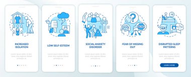 Mobil uygulama ekranında sosyal medyanın dezavantajları