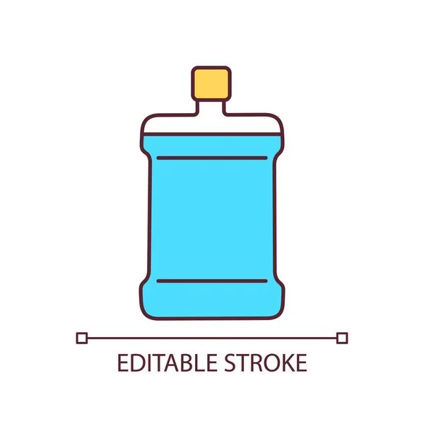 Bottle of clean water RGB color icon — Image vectorielle