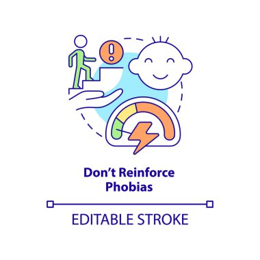 Fobi konsept simgesini pekiştirme