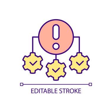 Sistem hataları RGB renk simgesi