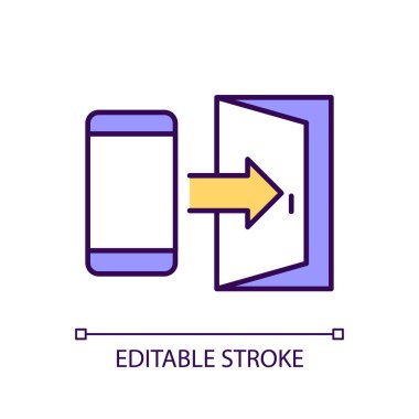 Cep telefonunu RGB renk simgesinin dışında bırak