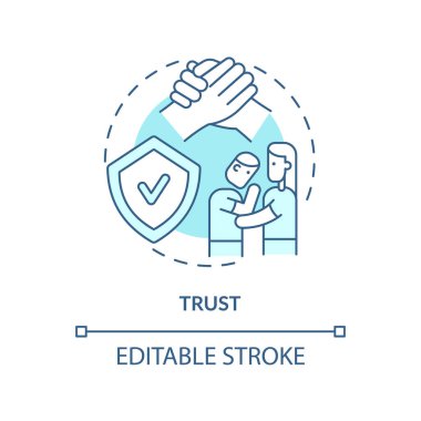 Turkuaz konsept simgesine güven