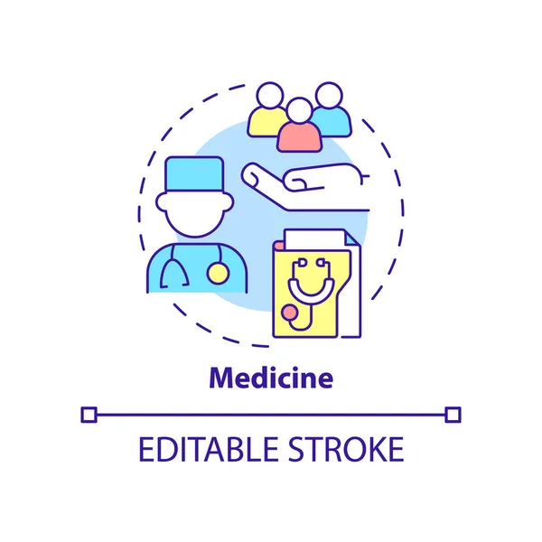 Ikona koncepcji medycyny — Wektor stockowy