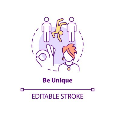 Eşsiz konsept simgesi ol