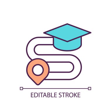 Eğitim için RGB renk simgesi alma yolu