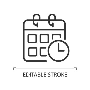 Zamanlama pikseli mükemmel doğrusal simge