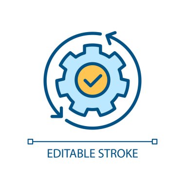 Otomasyon pikseli mükemmel RGB renk simgesi