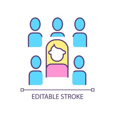 Topluluk RGB renk simgesinde yer al