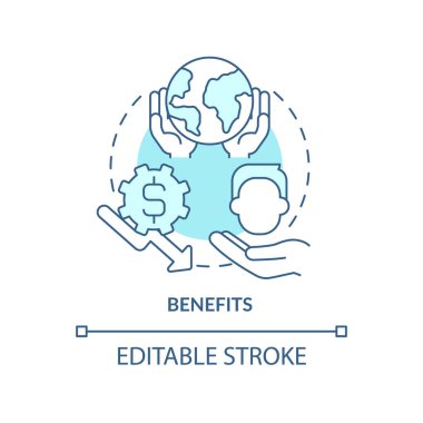 Turkuaz konsept simgesi yararları