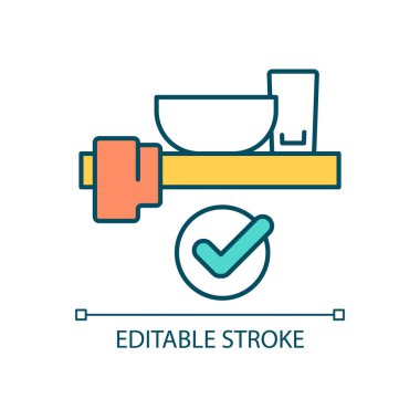 Doğru tablo ayarlama RGB renk simgesi