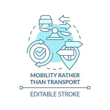 Turkuaz konsept simgesini taşımak yerine hareketlilik. Maas konsept bileşeni soyut fikir ince çizgi çizimi. İzole bir taslak çizim. Düzenlenebilir felç. Arial, Myriad Pro-Kalın yazı tipleri