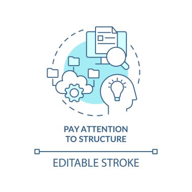 Turkuaz konsept ikonuna dikkat edin. Tekniği öğrenmek soyut fikir ince çizgi çizimi. İzole bir taslak çizim. Düzenlenebilir felç. Arial, Myriad Pro-Kalın yazı tipleri