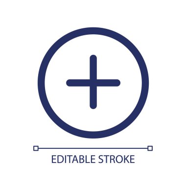 RGB renk ui simgesini yükselt. Medya oyuncusu kontrolü. Parça listesine dosya ekle. Basit bir çizgi elemanı. Mobil uygulama için UX tasarımı. Vektör izole görüntü grafiği. Düzenlenebilir felç. Kullanılan Arial yazı tipi