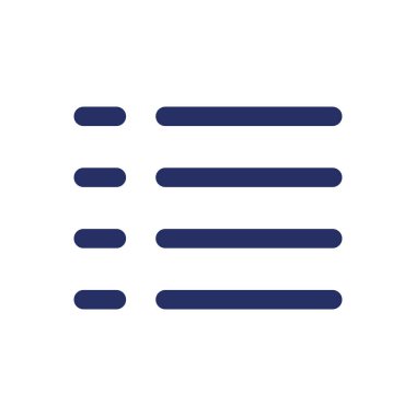 Siyah glyph ui simgesini listele. Kişisel istek listesi. Organize eşyalar, sınıflandırma. Kullanıcı arayüzü tasarımı. Beyaz uzayda siluet sembolü. Ağ ve cep telefonu için sağlam bir resim. İzole vektör illüstrasyonu