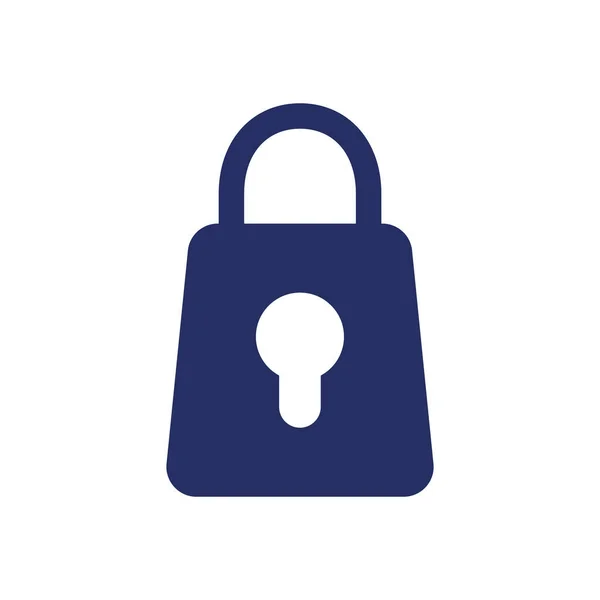 Lock Black Glyph Icon Cybersecurity Privacy Password Login User Interface — Stock vektor