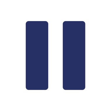 Beyaz siyah kabartmayı duraklat. Şarkının bölünmesi. Multimedya oyuncu kontrolü. Kullanıcı arayüzü tasarımı. Beyaz uzayda siluet sembolü. Ağ ve cep telefonu için sağlam bir resim. İzole vektör illüstrasyonu