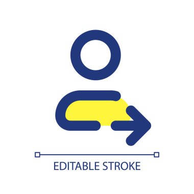 İrtibat piksel mükemmel RGB renk ui simgesini aktar. Yedekten yeniliyorum. Basit doldurulmuş çizgi ögesi. Mobil uygulama için UX tasarımı. Vektör izole görüntü grafiği. Düzenlenebilir felç. Kullanılan Arial yazı tipi