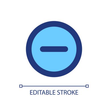 Düğme piksel mükemmel RGB renk ui simgesini kaldır. Sesi azalt. Araç çubuğu. Basit doldurulmuş çizgi ögesi. Mobil uygulama için UX tasarımı. Vektör izole görüntü grafiği. Düzenlenebilir felç. Kullanılan Arial yazı tipi